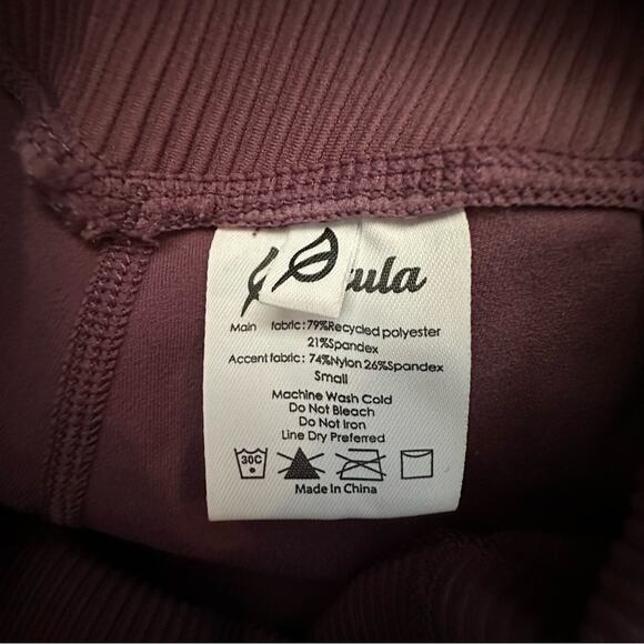 P’Tula Shorts Womens Small Purple Gym Athletic - Picture 2 of 3